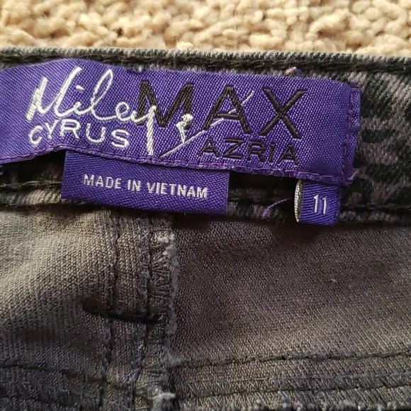 Animal print rock n roller skinny jeans sz11 - Picture 10 of 12